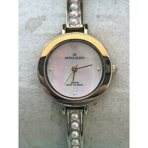 Anne Klein Gold Tone MOP Dial Women’s Quartz Watch